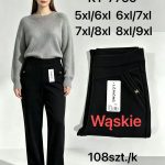 Spodnie Damskie _size 5-9xl_ paczka 12szt_ mix kolor 4582043