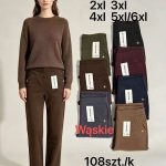Spodnie Damskie _size 2-6xl_ paczka 12szt_ mix kolor 4582047