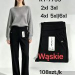 Spodnie Damskie _size 2-6xl_ paczka 12szt_ mix kolor 4582048