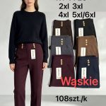 Spodnie Damskie _size 2-6xl_ paczka 12szt_ mix kolor 4582057