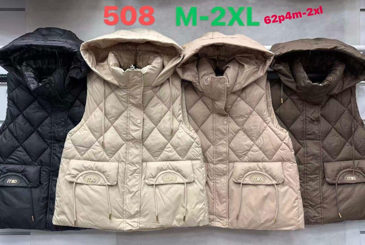 Kamizelki Damskie _size m-2xl_ paczka 4szt_ 1kolor 8063778