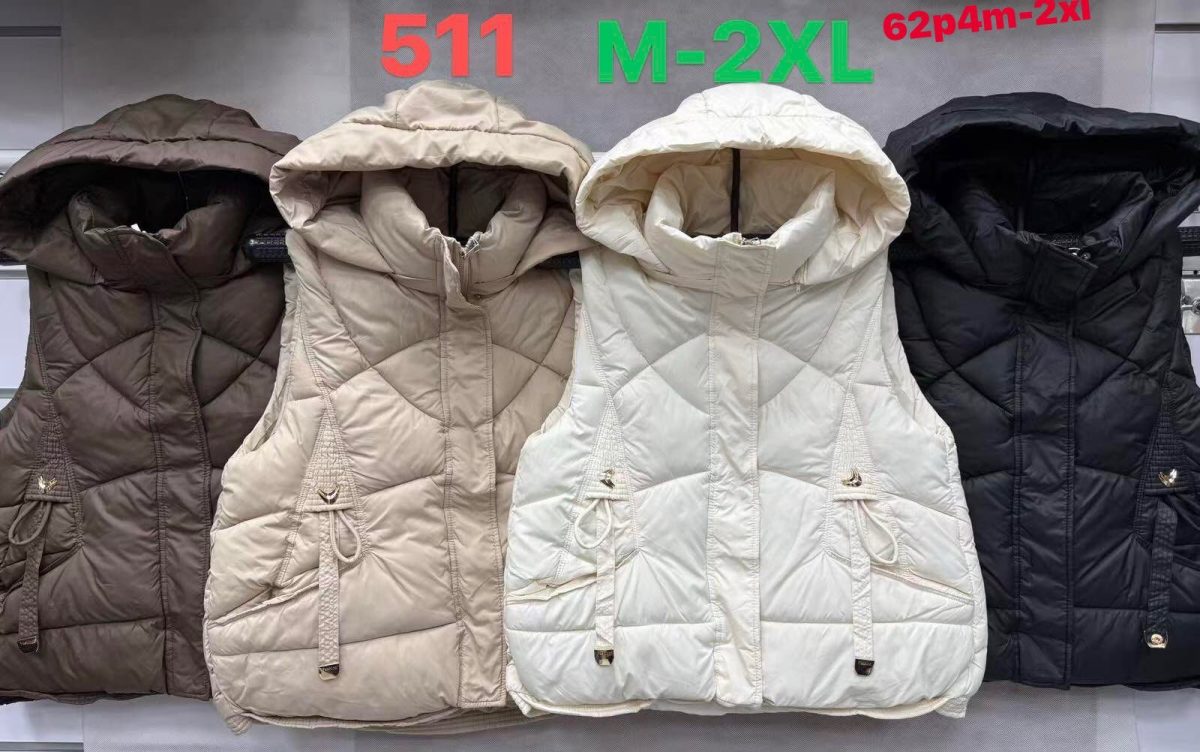 Kamizelki Damskie _size m-2xl_ paczka 4szt_ 1kolor 8063779