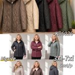 Kurtki Damskie Size 3xl-7xl_ paczka 5szt_1kolor 3315515