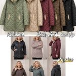 Kurtki Damskie Size 3xl-7xl_ paczka 5szt_1kolor 3315569