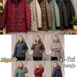 Kurtki Damskie Size 3xl-7xl_ paczka 5szt_1kolor 3315582