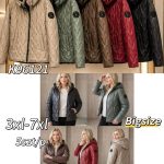 Kurtki Damskie Size 3xl-7xl_ paczka 5szt_1kolor 3315597