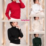Swetry Damskie _size uni_ paczka 12szt_ mix kolor 3315634