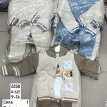 Komplety DZIECIĘCA size 9-24 m_ paczka 4szt _1 kolor 1760924