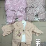 Komplety DZIECIĘCA size 9-24 m_ paczka 4szt _1 kolor 1760925