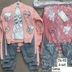 Komplety DZIECIĘCA size 74-92 _ paczka 4szt _1 kolor 1760944