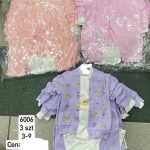Komplety DZIECIĘCA size 3-9 m_ paczka 6szt _1 kolor 1760948