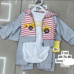 Komplety DZIECIĘCA size 68-80_ paczka 6szt _1 kolor 1760950