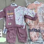 Komplety DZIECIĘCA size 73-86_ paczka 6szt _1 kolor 1760951