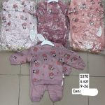 Komplety DZIECIĘCA size 9-24 m_ paczka 4szt _1 kolor 1760961
