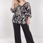 Bluzki Damskie Polskie_ size 54-60_ paczka 4szt 1 kolor 1751455