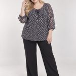 Bluzki Damskie Polskie_ size 54-60_ paczka 4szt 1 kolor 1751456