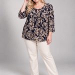 Bluzki Damskie Polskie_ size 48-54_ paczka 4szt 1 kolor 1751471