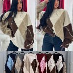 Swetry damskie POLSKA _ Size uni_paczka 6szt_mix kolor 1751660