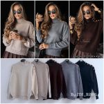 Swetry damskie POLSKA _ Size uni_paczka 6szt_mix kolor 1751661