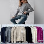 Swetry damskie  Włoski _ Size uni_paczka 6szt_mix kolor 1751665