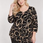 Tuniki Damskie Polskie_ size 54-60_ paczka 4szt 1 kolor 1751691
