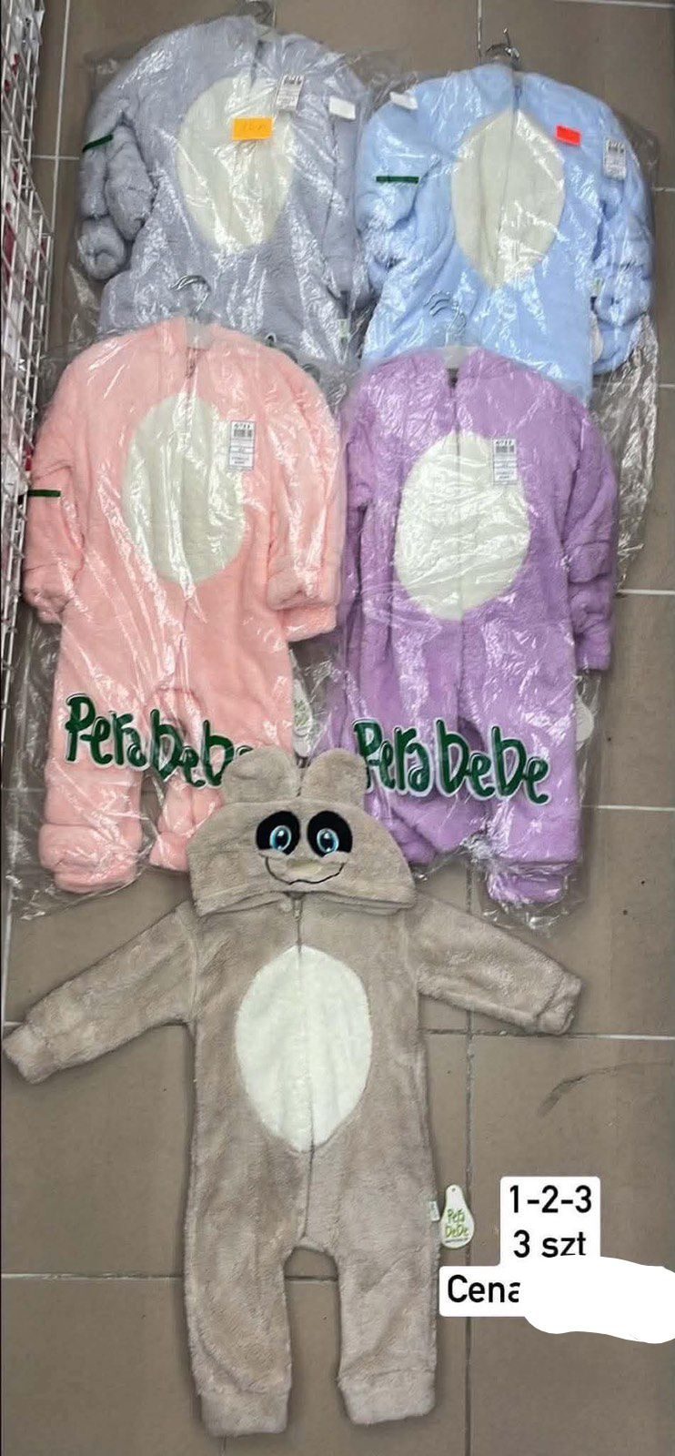 Body DZIECIĘCA size 1-3 lat_ paczka 6szt _1 kolor 1751700