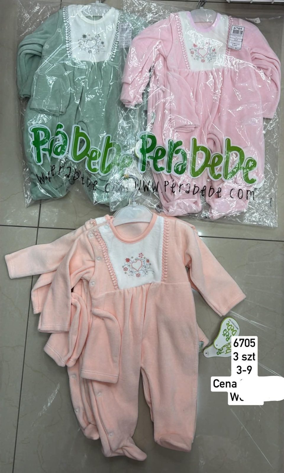 Body DZIECIĘCA size 3-9 m_ paczka 6szt _1 kolor 1751711