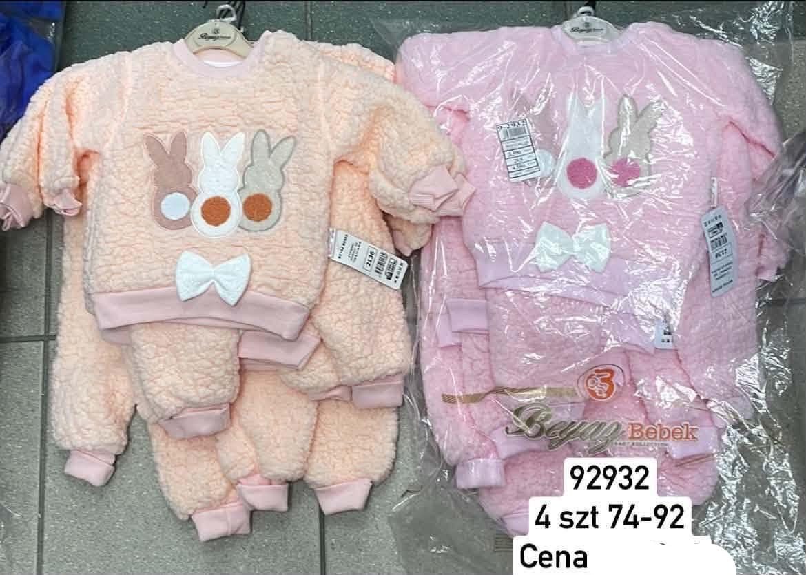 Komplety DZIECIĘCA size 74-92_ paczka 4szt _1 kolor 1751725