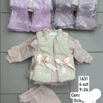 Komplety DZIECIĘCA size 9-24 m_ paczka 4szt _1 kolor 1751729