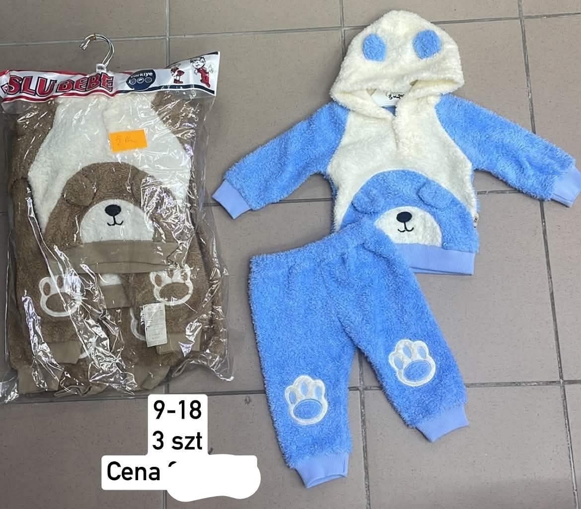 Komplety DZIECIĘCA size 9-18 m_ paczka 6szt _1 kolor 1751730