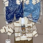 Komplety DZIECIĘCA size 6-12 m_ paczka 6szt _1 kolor 1751732