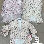 Komplety DZIECIĘCA size 3-12 m_ paczka 4szt _1 kolor 1751737