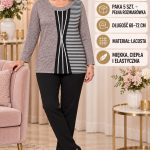 Bluzki Damskie Polskie_ size l-4xl_ paczka 5szt 1 kolor 1751741