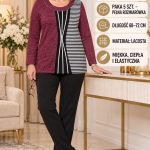 Bluzki Damskie Polskie_ size l-4xl_ paczka 5szt 1 kolor 1751744