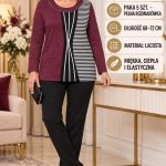 Bluzki Damskie Polskie_ size l-4xl_ paczka 5szt 1 kolor 1751746