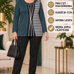 Bluzki Damskie Polskie_ size l-4xl_ paczka 5szt 1 kolor 1751749