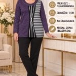 Bluzki Damskie Polskie_ size l-4xl_ paczka 5szt 1 kolor 1751752