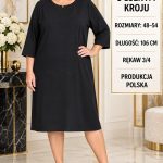 Sukienki Damskie Polskie_ size 48-54_ paczka 4szt 1 kolor 1751892