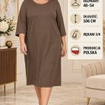 Sukienki Damskie Polskie_ size 48-54_ paczka 4szt 1 kolor 1751897