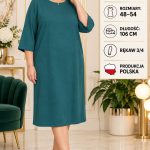 Sukienki Damskie Polskie_ size 48-54_ paczka 4szt 1 kolor 1751899