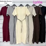 Sukienki Damskie Włoskie _size uni_ paczka 6szt_ mix kolor 1751907