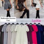 Sukienki Damskie Włoskie _size uni_ paczka 6szt_ mix kolor 1751910