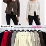 Swetry Damskie Włoskie _size uni_ paczka 6szt_ mix kolor 1751926