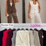 Swetry Damskie Włoskie _size uni_ paczka 6szt_ mix kolor 1751927