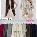 Swetry Damskie Włoskie _size uni_ paczka 6szt_ mix kolor 1751929