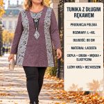 Tuniki Damskie Polskie_ size l-4xl_ paczka 5szt 1 kolor 1751935