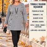Tuniki Damskie Polskie_ size l-4xl_ paczka 5szt 1 kolor 1751938