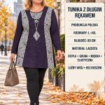 Tuniki Damskie Polskie_ size l-4xl_ paczka 5szt 1 kolor 1751940