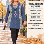 Tuniki Damskie Polskie_ size l-4xl_ paczka 5szt 1 kolor 1751942