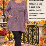 Tuniki Damskie Polskie_ size l-4xl_ paczka 5szt 1 kolor 1751945